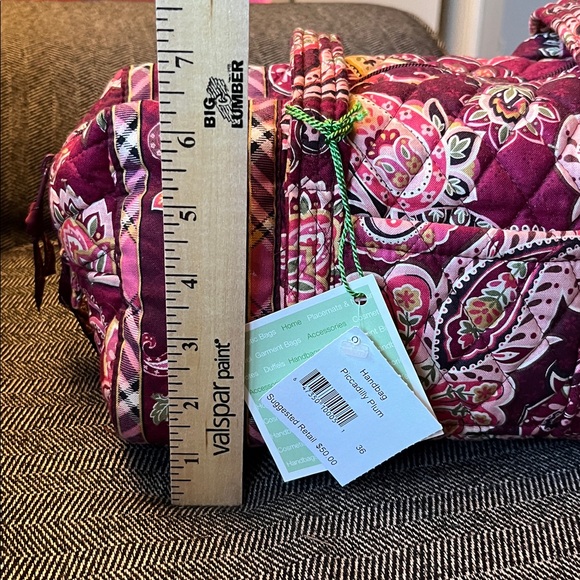 Vera Bradley Women's Burgundy  Travel Bag - Picture 12 of 13